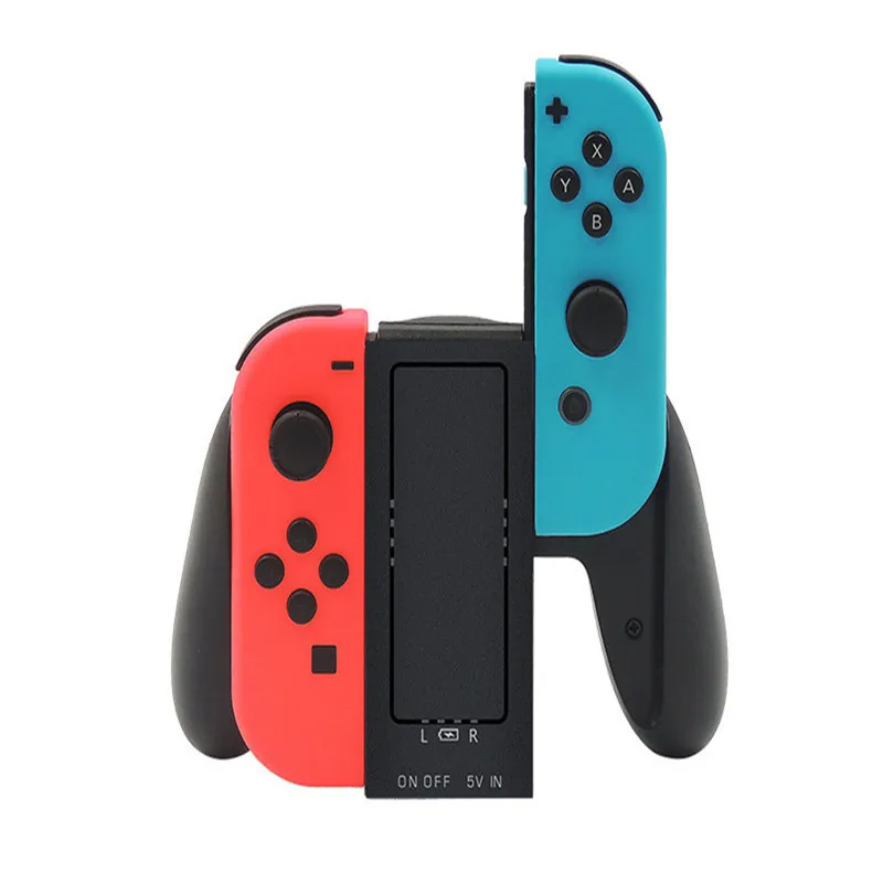 Зарядная рукоятка для переключателя ined-переключателя NS Nitendo Joy-Con 2000 мАч перезаряжаемая Батарейная ручка зарядная станция Подставка