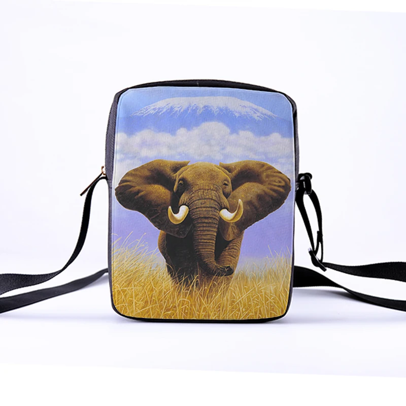 Оптовая продажа женские сумки мессенджеры 3D печать фото сумка на плечо милый