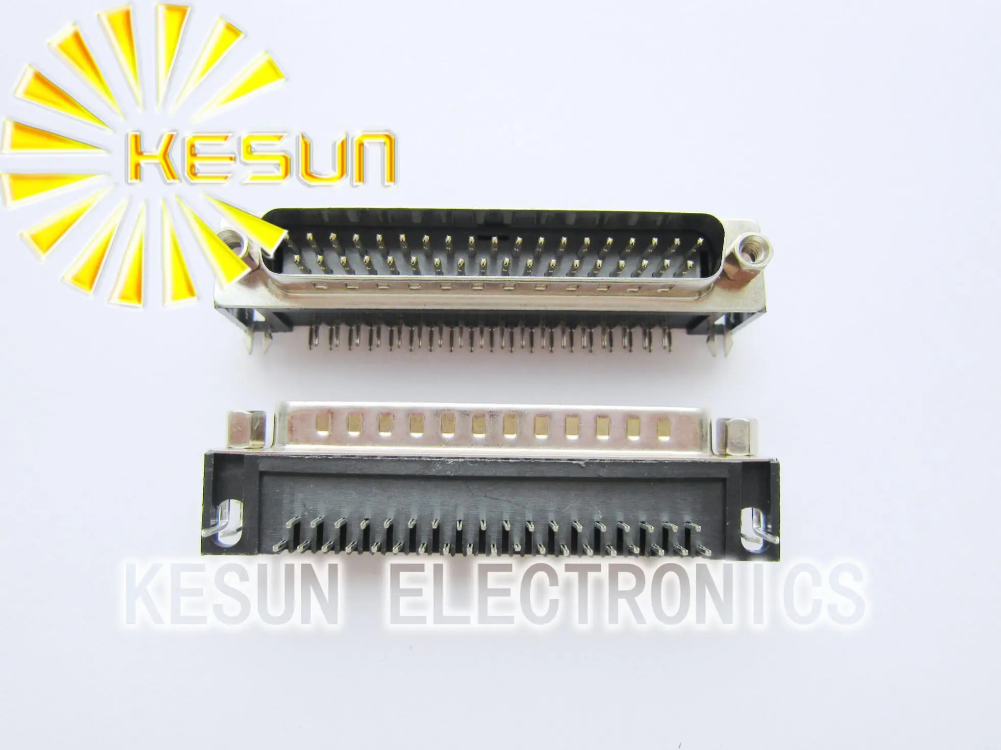 

50pcs/lot DR37 37P 37Pin Male Serial PCB Standard Right Angle D-Sub Connector