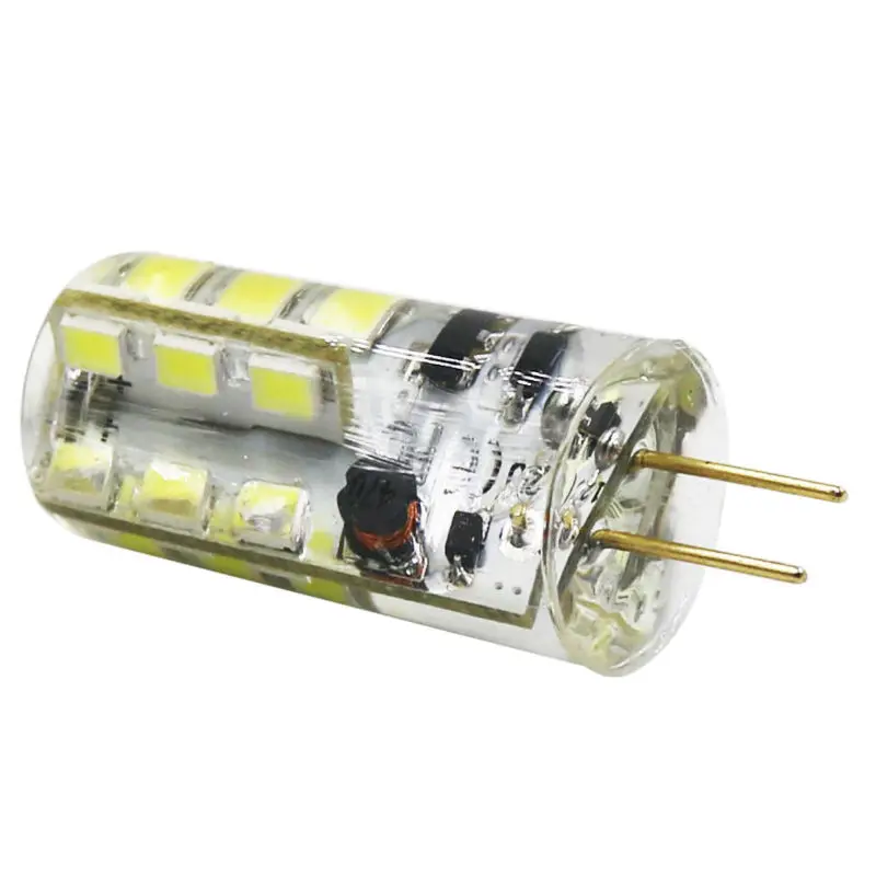 Набор из 12 G4 светодиодный светильник лампы 24 SMD 2835 энергосберегающая лампа 6 Вт AC/DC