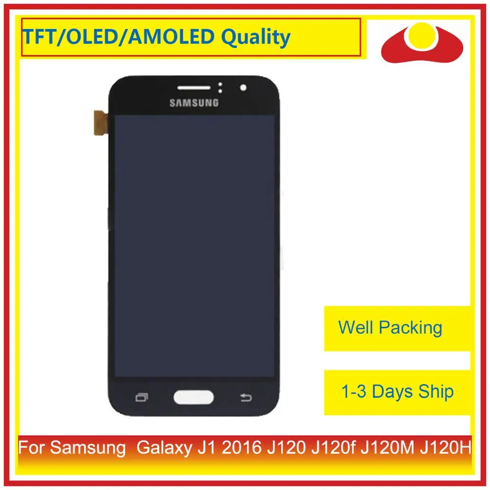 10 шт./лот 4 5 дюйма для Samsung Galaxy J1 2016 J120 J120f J120M J120H ЖК дисплей с сенсорным экраном и
