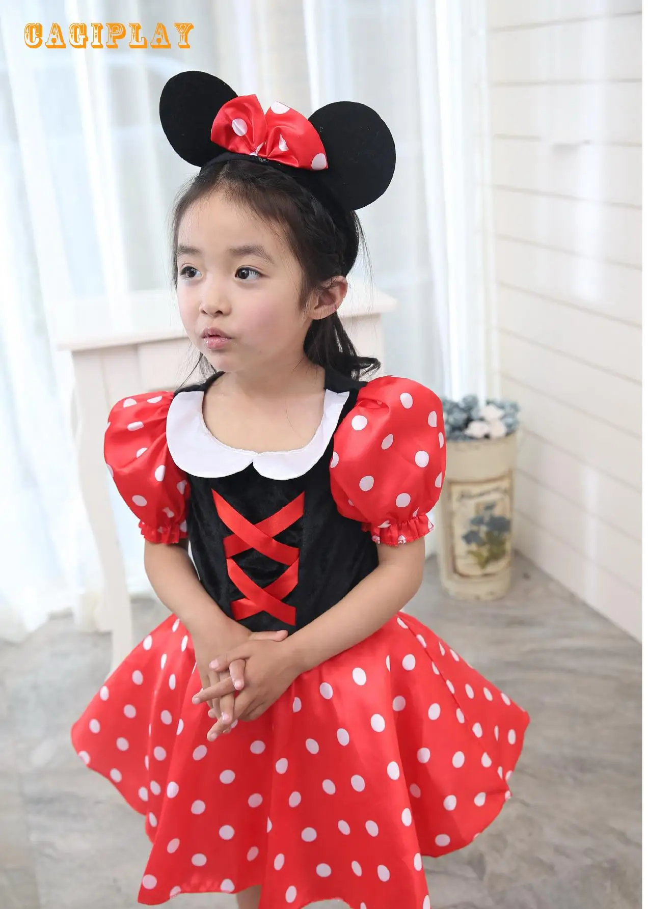 Подарок принцессе на день рождения платье Минни ведьмы карнавал для девочки