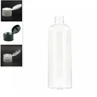 Пустая белая Дозирующий колпачок Пластик бутылки, 300 мл10-унциевая миниатюрная прозрачная PET защитная плёнка для бутылки с Флит для электронных сигарет сверху