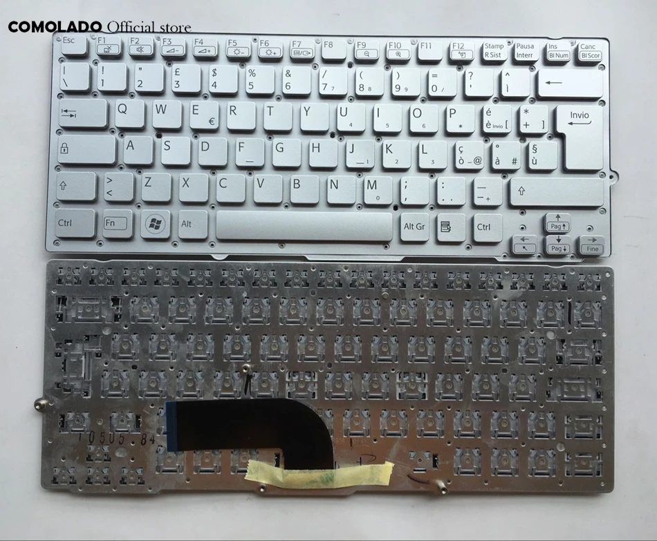 Итальянская Клавиатура для ноутбука Sony Vaio VPC-SD VPC-SA SB SD Silver без рамки | Компьютеры и