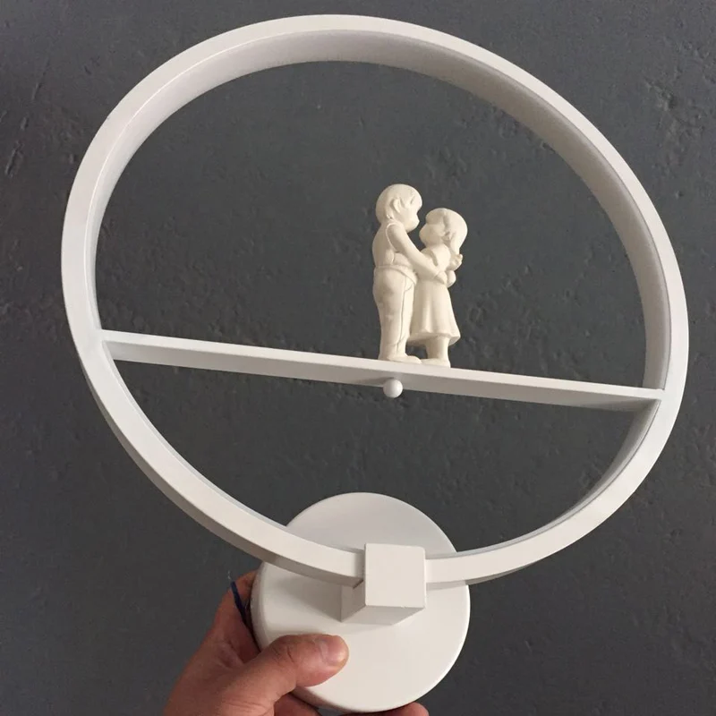 Скандинавская современная светодиодная настенная лампа для спальни