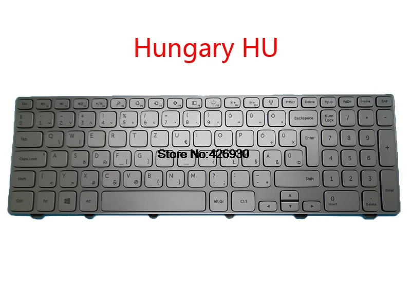 Клавиатура для ноутбука DELL Inspiron 17 7737 7746 подсветкой Венгрия Ху Франция FR Аравия AR