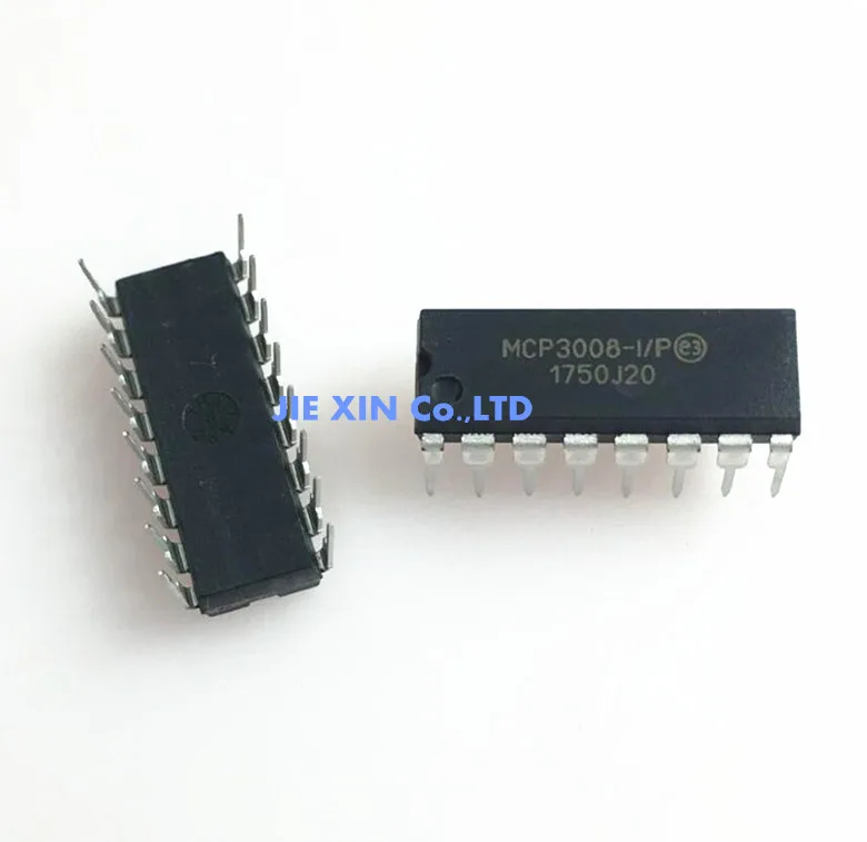 G MCP3008-I/P MCP3008 2 шт./лот DIP IC | Электронные компоненты и принадлежности