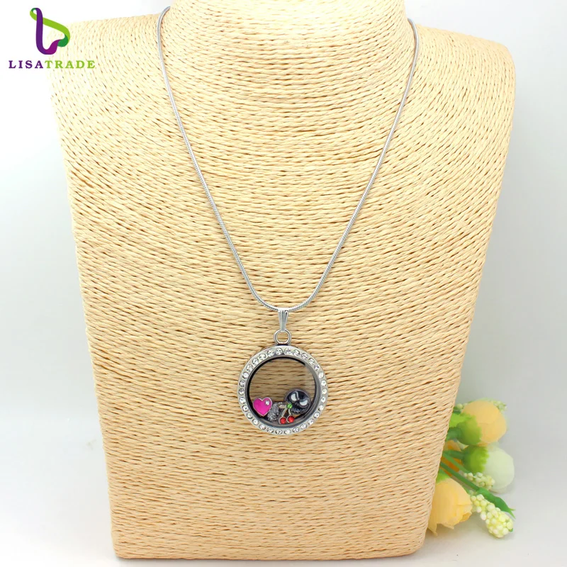 Ожерелье цепочка diylocket из нержавеющей стали 316L высокого качества ожерелье