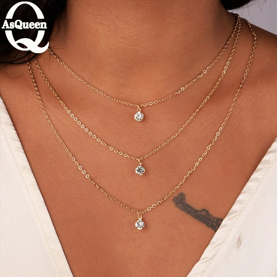 Модные аксессуары ювелирные изделия новое богемное трехслойное ожерелье с