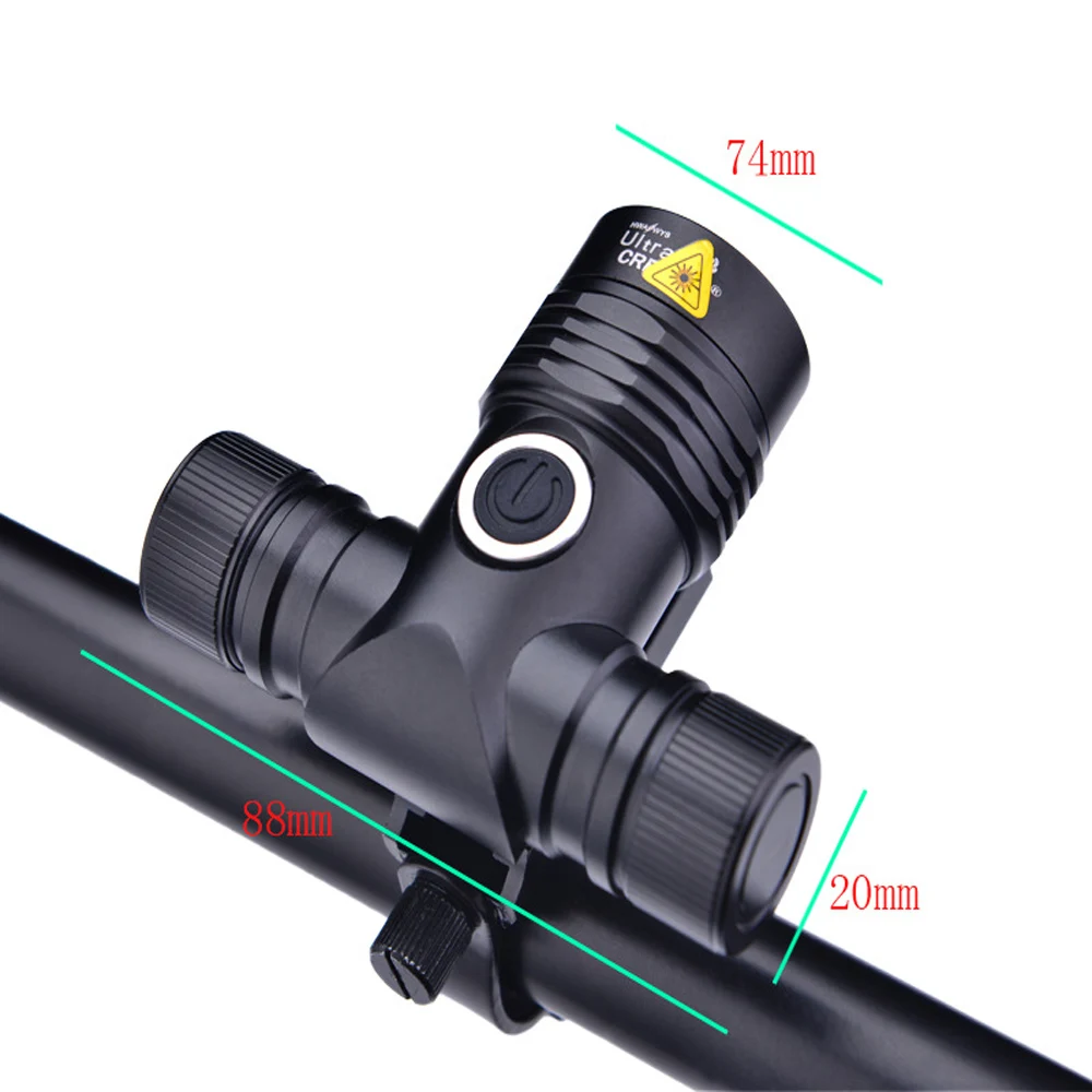 Cree XML T 6 светодиодный велосипедный светильник torcia ricaricabile 18650 перезаряжаемый