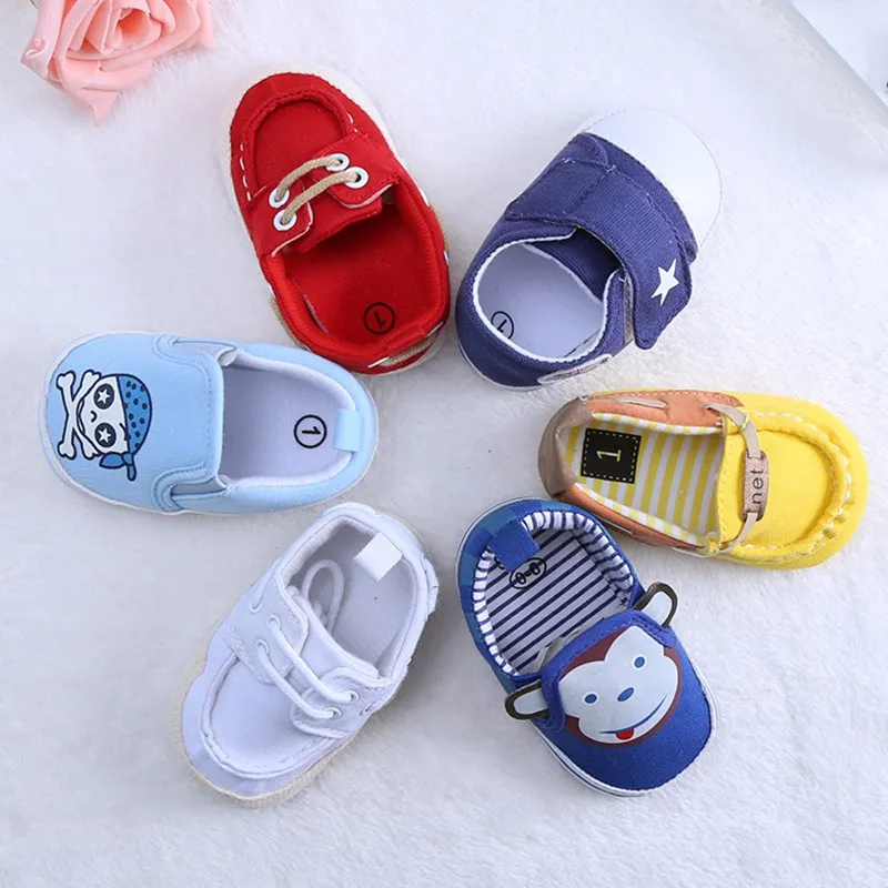 New arrival Cute Soft Sole Crib Striped Baby Shoes Infant Toddler Kid First Walkers bebe sapatos size 11 12 13cm R4081 |