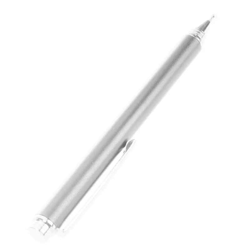 s 12,5 см тонкий круглый тонкий конец емкостный стилус для планшета для iPad 2/3/4/air/mini высокого качества серебристый