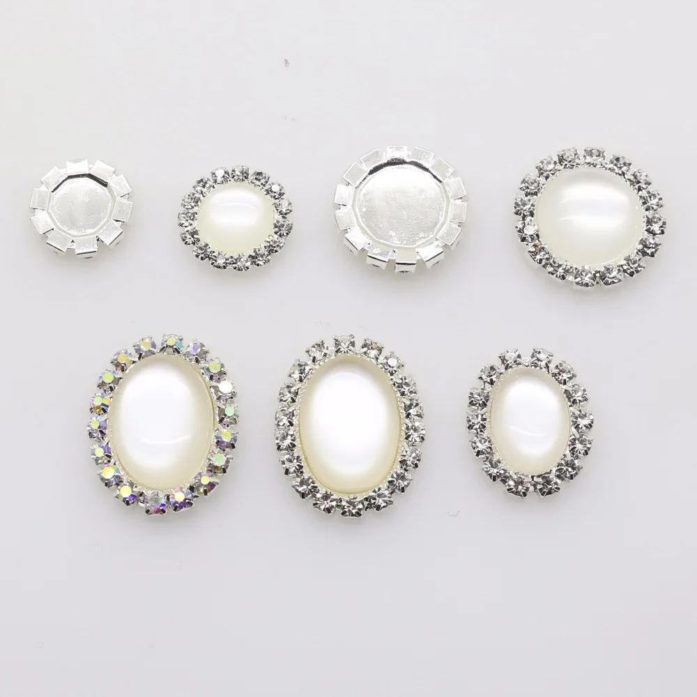 Новинка 10 шт. круглые аксессуары для ювелирных изделий сделай сам Стразы