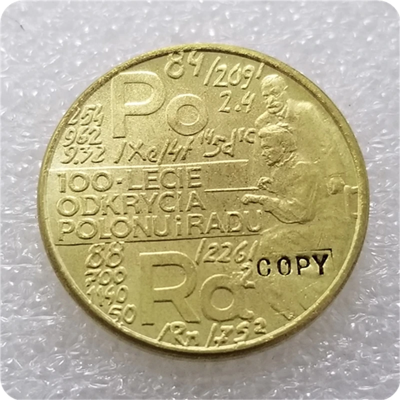 100 LECIE ODKRYCIA 1998 польский скандинавский 2 ZL монеты КОПИЯ - Цвет: 100 LECIE ODKRYCIA