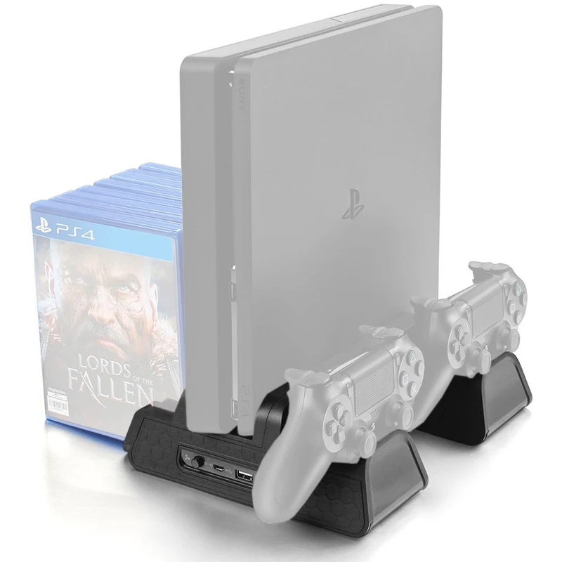 Аксессуары для PS4/PS4 Slim/PS4 Pro консоль Вентилятор охлаждения вертикальная подставка