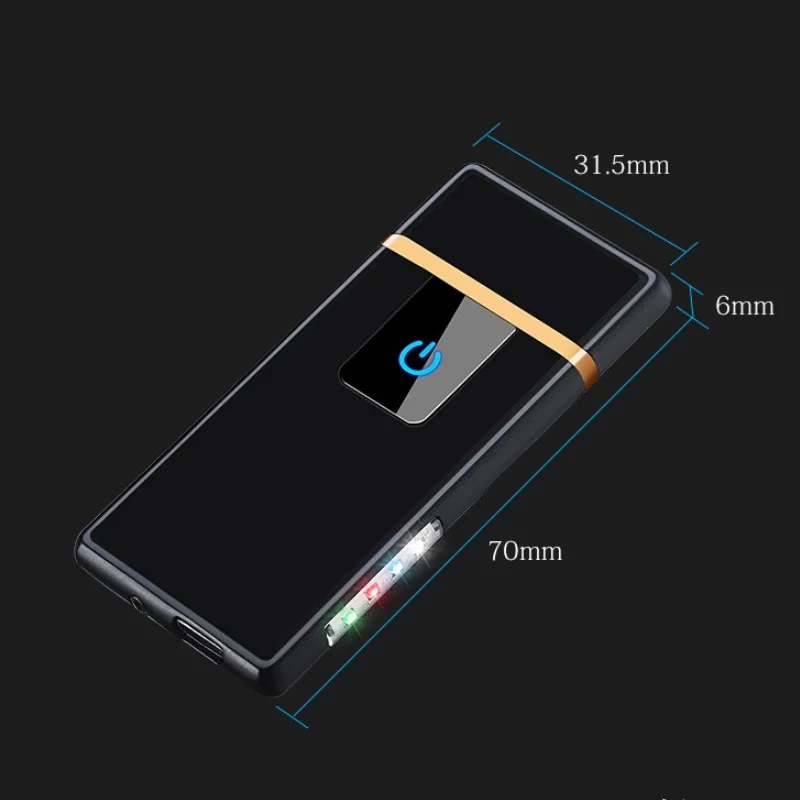 Бесплатная Лазерная зажигалка с логотипом USB плазменная дуговая металлическая