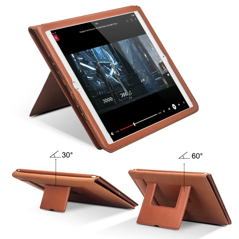 Чехол книжка QIALINO из натуральной кожи для iPad Pro 10 5 модный роскошный Ультратонкий
