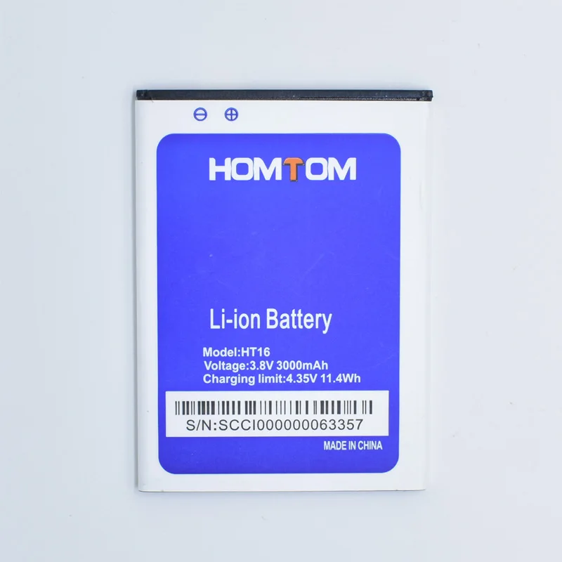 Hekiy Высокое качество Новый резервный аккумулятор HT16 для Homtom Pro 3 8 V 3000mAh Замена