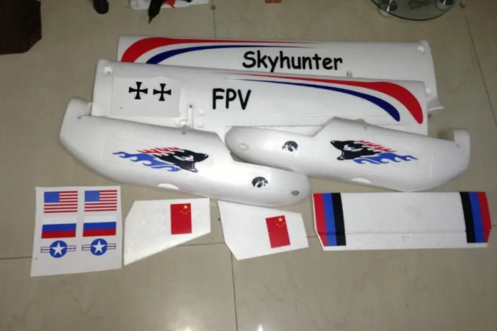 FPV Самолет Skyhunter 1,8 м EPO крылья FPV платформа БПЛА с дистанционным управлением управление электрическое питание планер RC модель EPO плоскость FPV необходимо