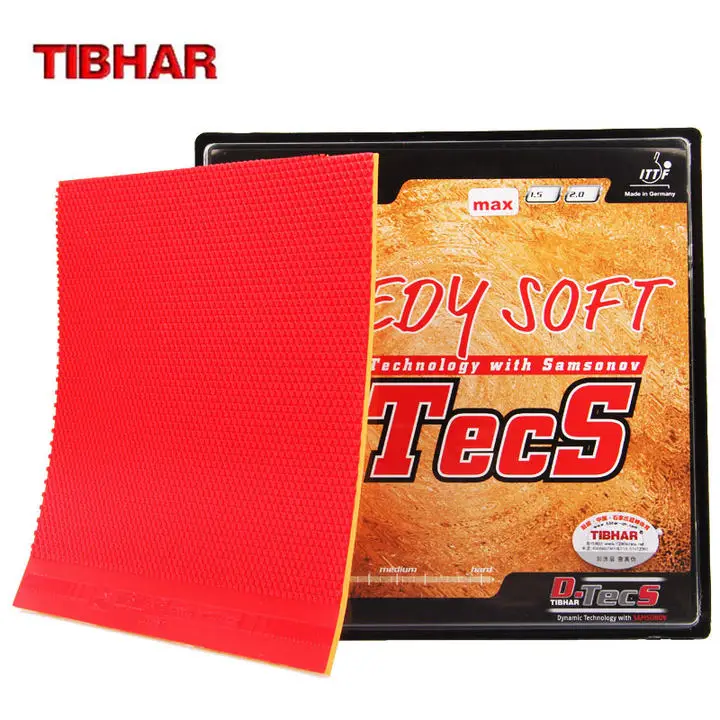 TIBHAR короткие пипсы SPEEDY SOFT D. TECS Pips-out Настольный теннис резиновая губка для пинг-понга