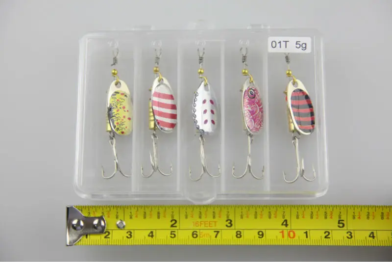 5 шт. приманки для рыбной ловли|lure spinner|spinner spoonfishing lure |