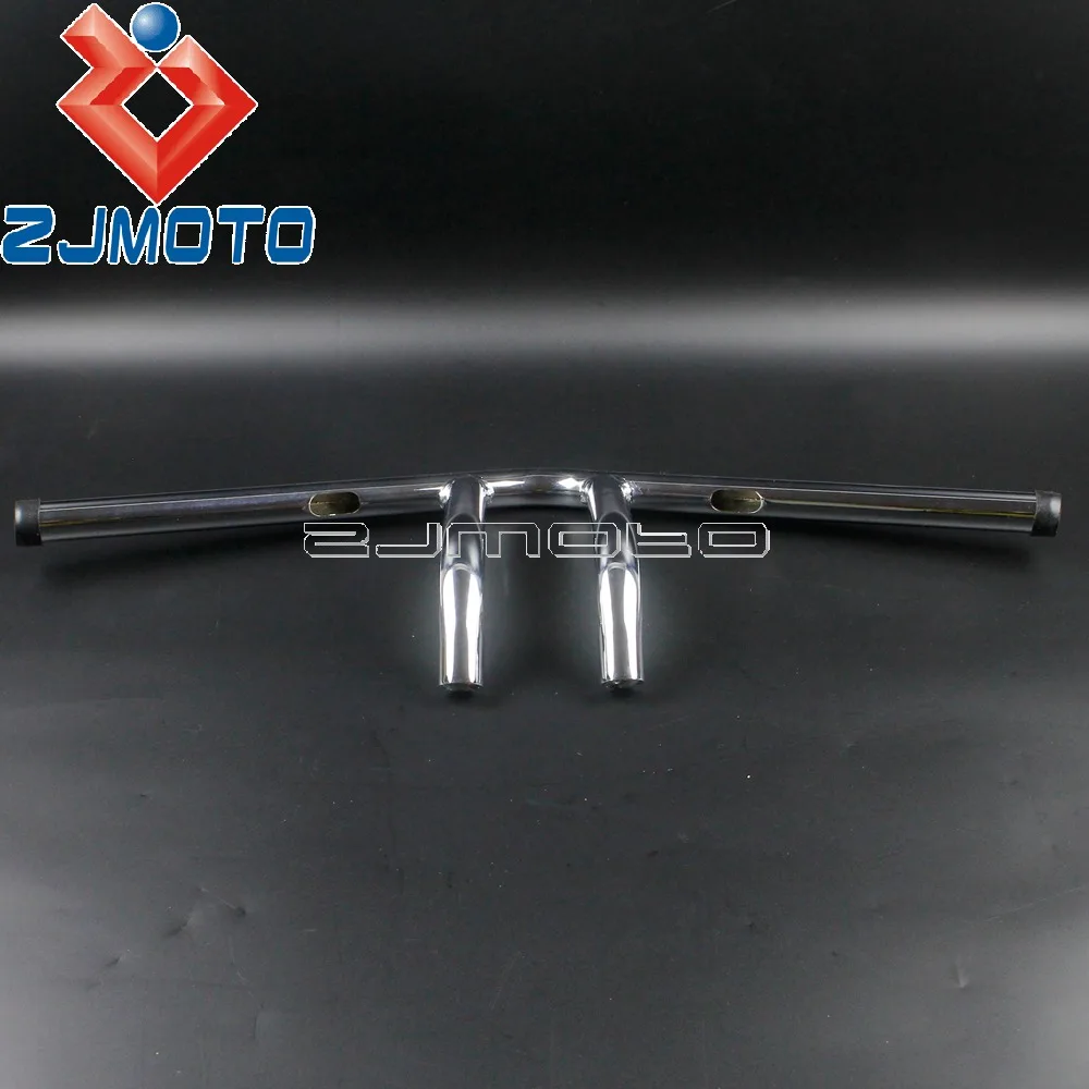Универсальный мотоциклетный T Bar 1 дюйм руль для виски Harley Sportster Dyna Cafe Racer Chopper Bobber