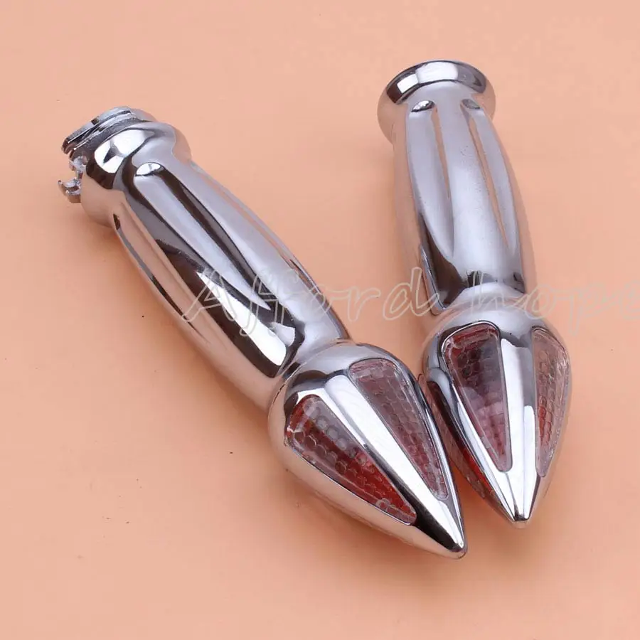 Мотоциклетный хромированный алюминиевый 1 &quotруль рукоятка + наконечники