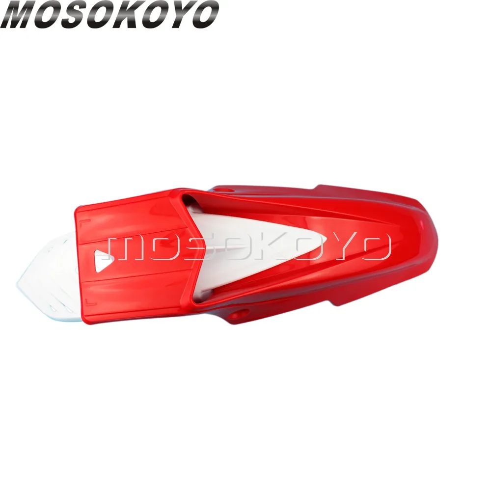 Переднее крыло для мотокросса Evo Supermoto, переднее крыло для Honda XR KLX YZF DRZ CR CRF DT RMX Red