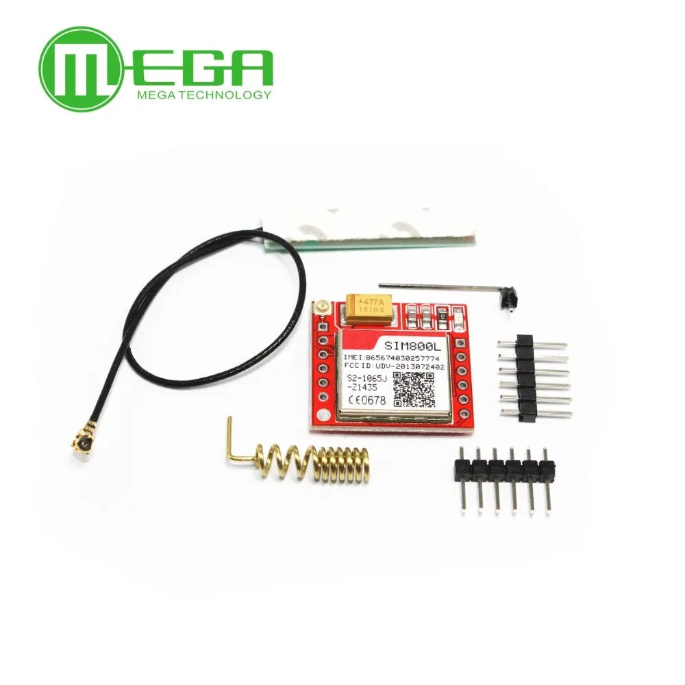 !! Самый маленький SIM800L GPRS GSM модуль карта MicroSIM Core плата четырехдиапазонный TTL