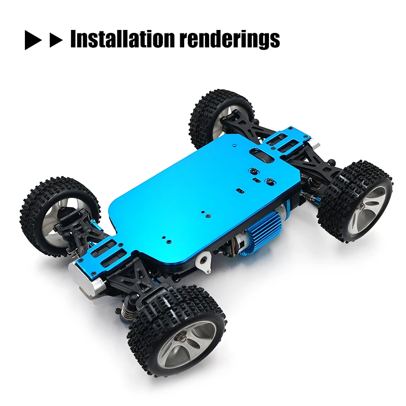 Mirbest RC DIY Parts For WLtoys A959 A979 A959-B A979-B car metal upgrade accessories Metal reinforced chassis | Игрушки и хобби