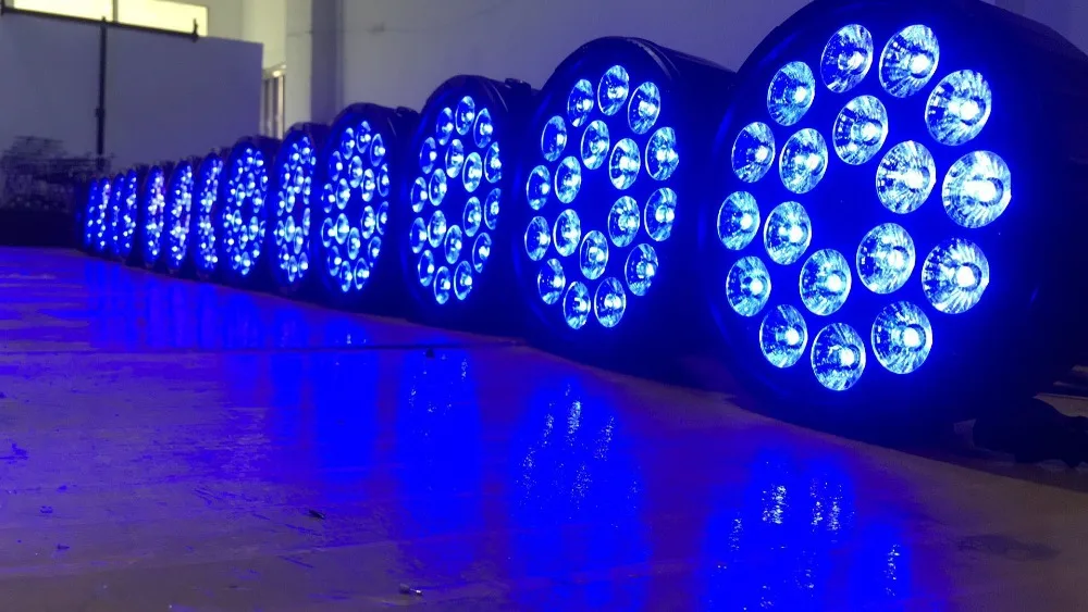 16 шт./18X12W светодиодный Par Светильник led par прожектор RGB светодиодный/диско