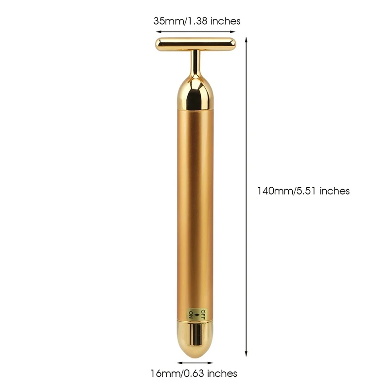 V уход за кожей лица для похудения с покрытыем цвета чистого 24 каратного золота