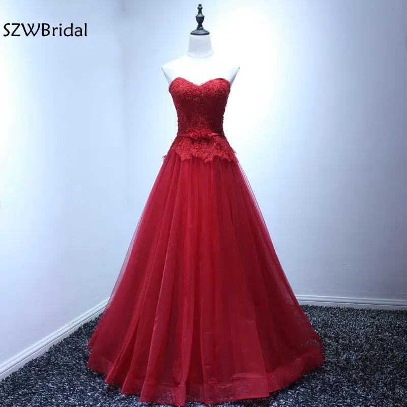 

Новое поступление реальные фотографии длинное красное вечернее платье 2021 Vestido de festa Большие размеры торжественное платье вечернее кружевно...
