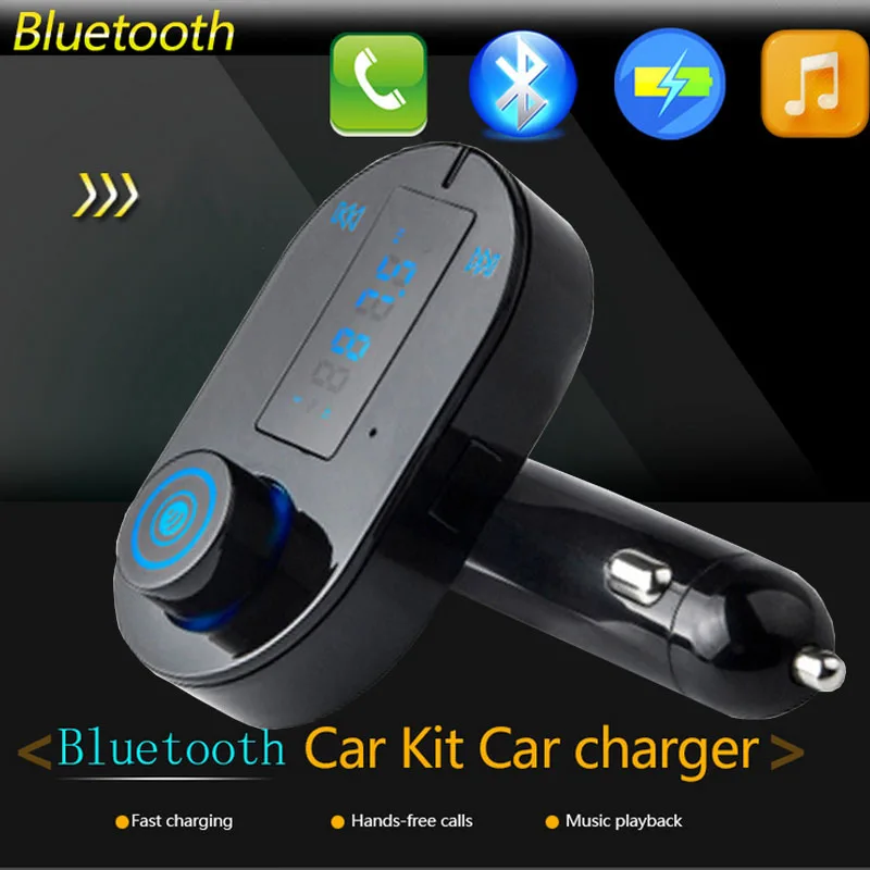 Автомобильный MP3-плеер JaJaBor, беспроводной Bluetooth, автомобильный комплект, fm-передатчик, модулятор A2DP, поддержка TF карты, воспроизведение, USB зарядное устройство