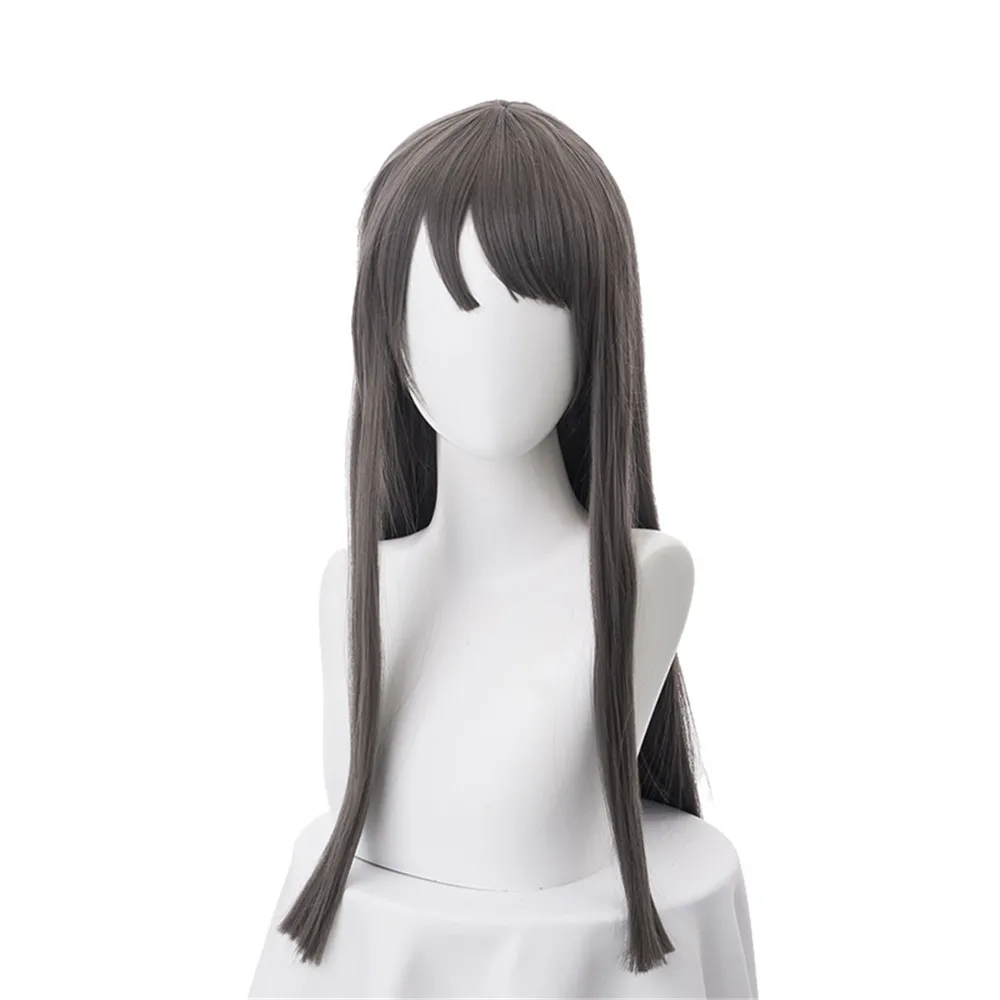 Аниме Seishun Buta Yarou wa Bunny Girl Senpai no Yume wo Minai Sakurajima Mai Косплей 80 см длинный парик