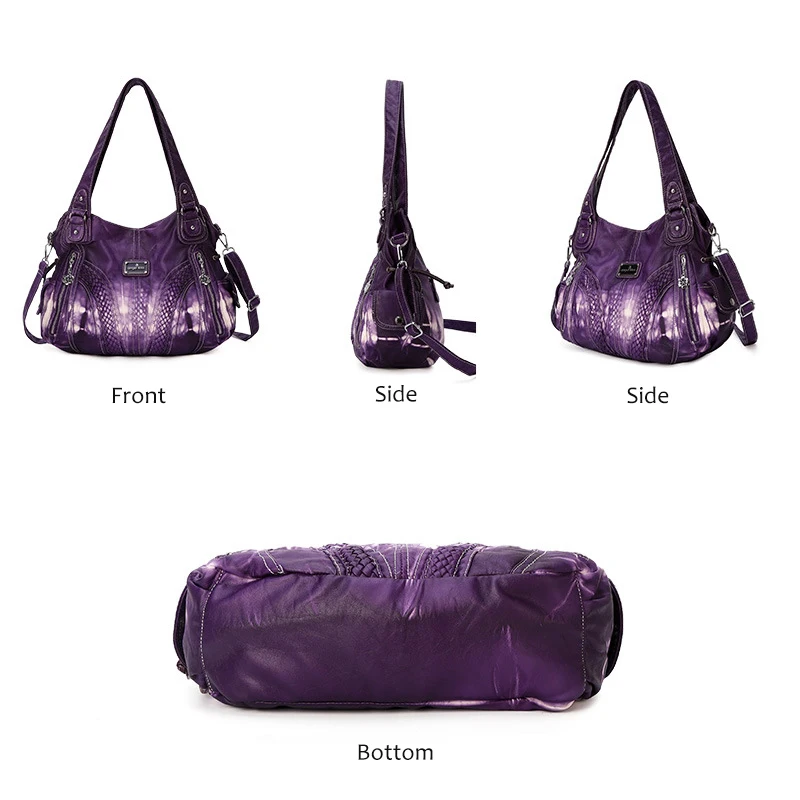 2019 Luxury Women Famous AngelKiss PU Leather Hobo Satchel Design Female Large Shoulder Bag Lady Shopping Handbag Messenger Bags | Багаж и
