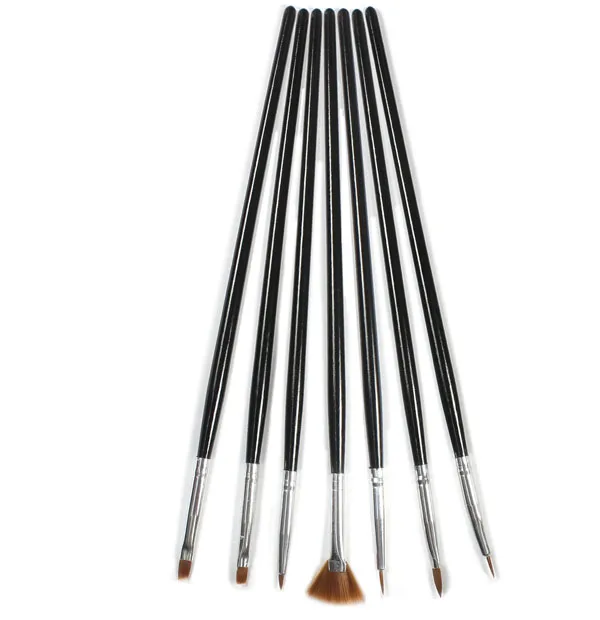 Кисти и кисти для дизайна ногтей акриловый дизайн подводка рисования модные