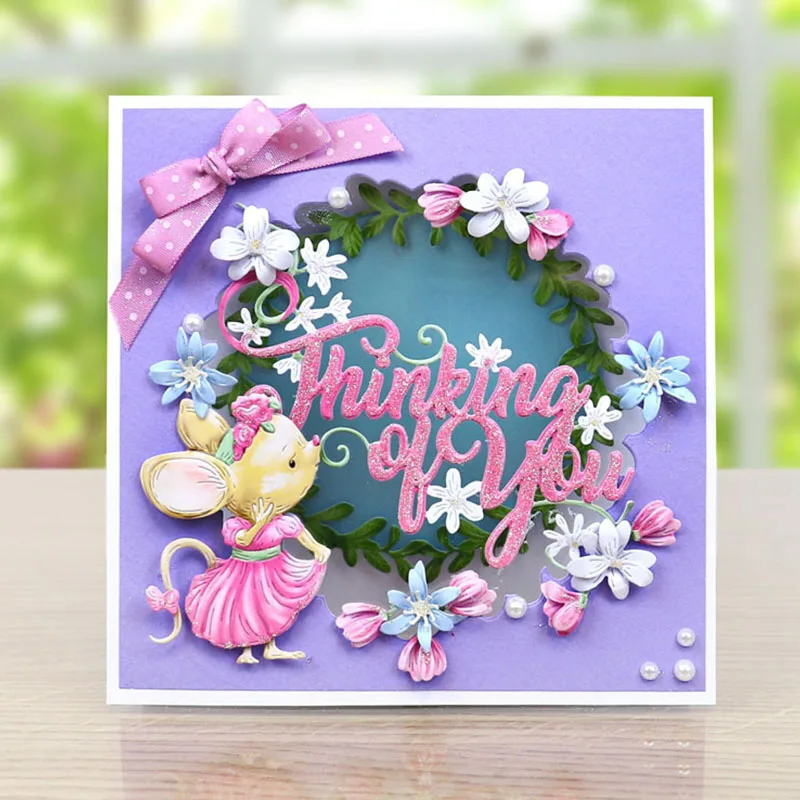 Праздничный олень Songbird милая мышь снеговик цветок пуансетия Холли