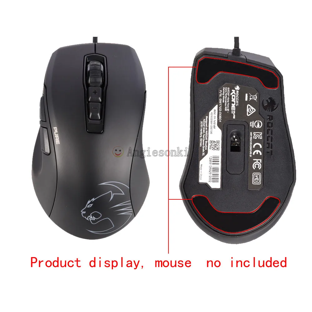 Бесплатная доставка 2 набора коньки для мыши и ног Roccat Kone чистая тефлоновая мышь 0