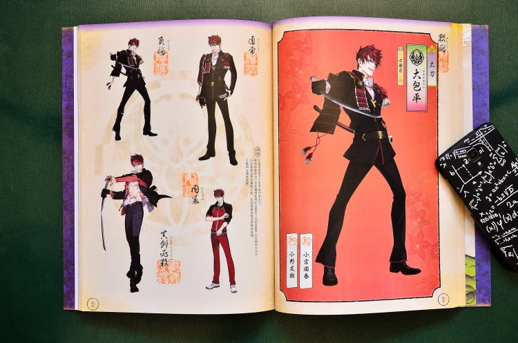 Япония Nitroplus: художественная книга Touken Ranbu 2 Kenran Zuroku Artbook наклейка каталог иллюстрации альбом картинки коллекция лимит
