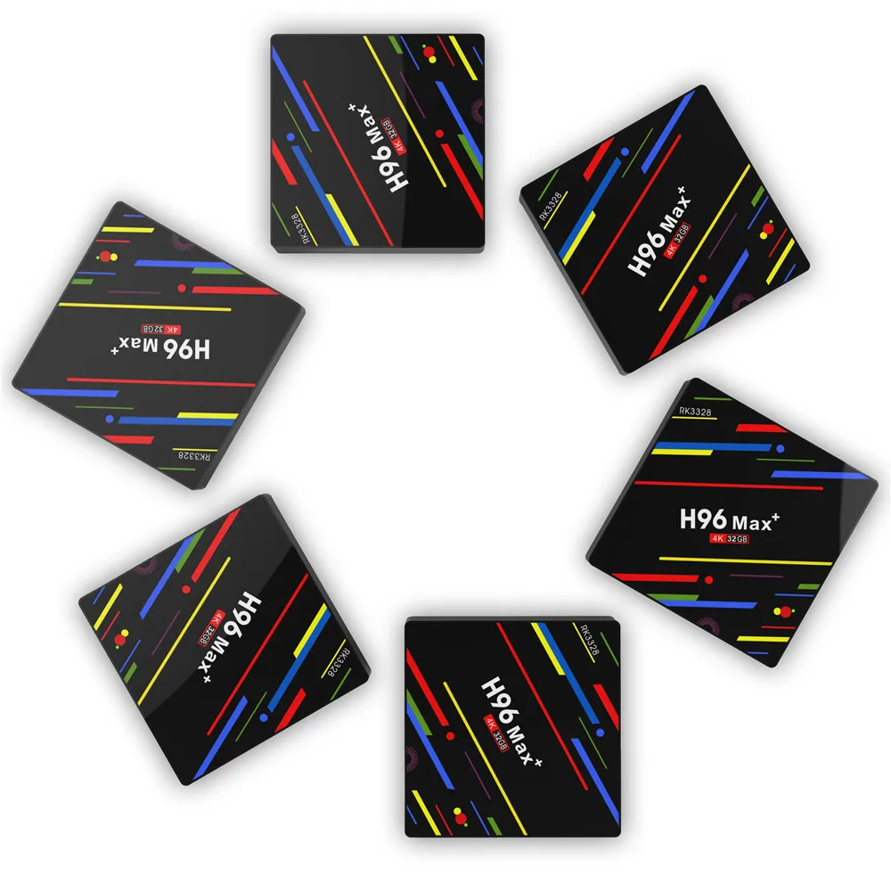H96 MAX плюс Смарт ТВ Box Android 8 1 коробка 4 Гб оперативной памяти 32 Гб/64 ГБ Rom Rockchip RK3328 K