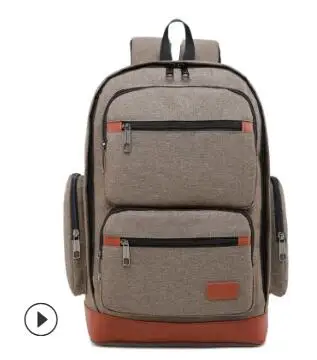 Chuwanglin mochila hombre водонепроницаемый рюкзак мужские модные мужские рюкзаки школьные сумки Повседневный Рюкзак для ноутбука A3509 - Цвет: Коричневый