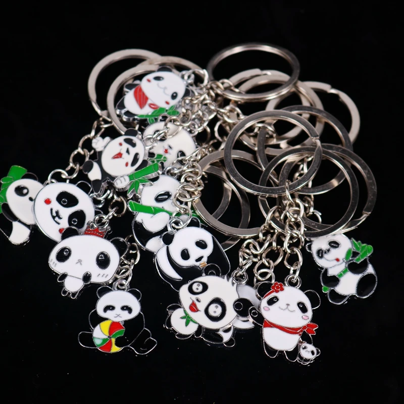 1 шт. подарок любимый кольцо для ключей &quotПанда&quot брелок ко Дню Святого