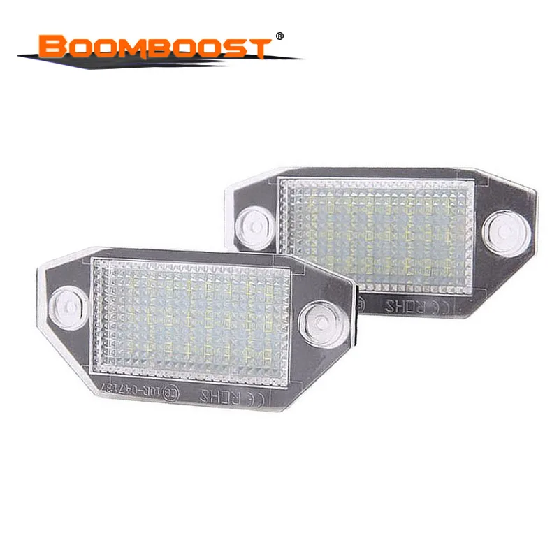 

12V White Number For Ford Mondeo MK3 2000-2007 High power LED License Plate Light Lamp 2pcs 24pcs SMD LED