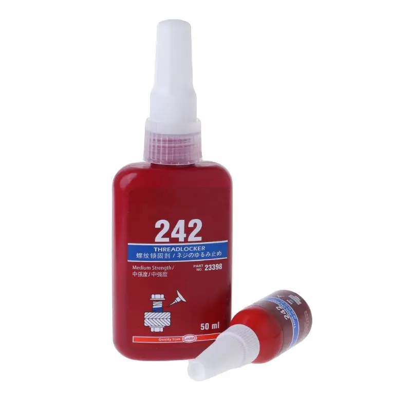 1 шт. 10 мл/50 мл 242 резьба уплотнение Блокировка клей винт синий анаэробный
