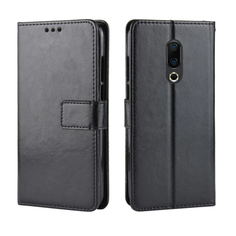 Роскошный чехол бумажник из искусственной кожи с откидной крышкой для Meizu 16 16th