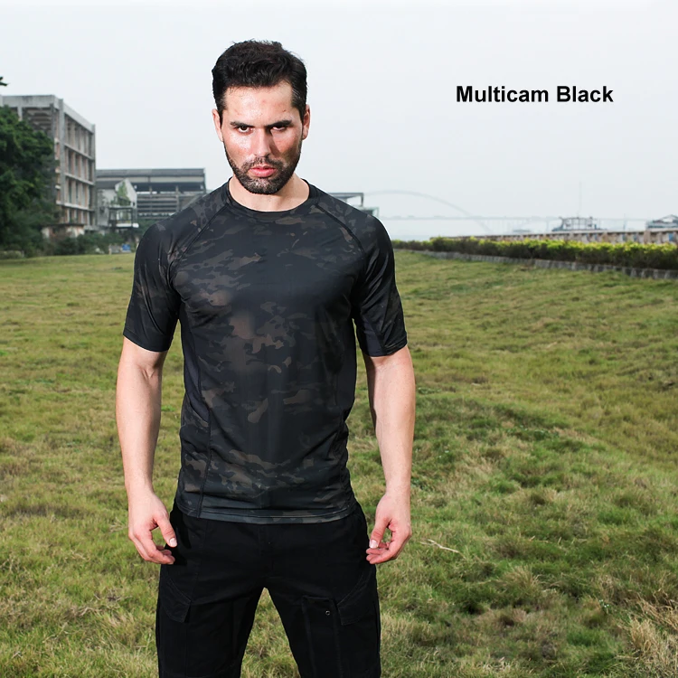 2017 Мультикам Alpine камуфляжная быстросохнущая тактическая рубашка с коротким