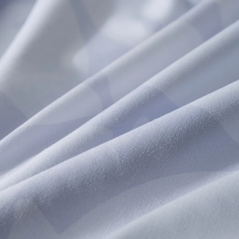 Мультфильм Современный серый белый рыбья кость рисунком дома постельные