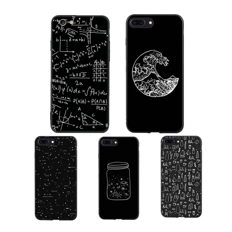 SICOOTE мультфильм Желая бутылка силиконовый телефон чехол для iPhone 7 6 S 8 Plus X 5 5S SE