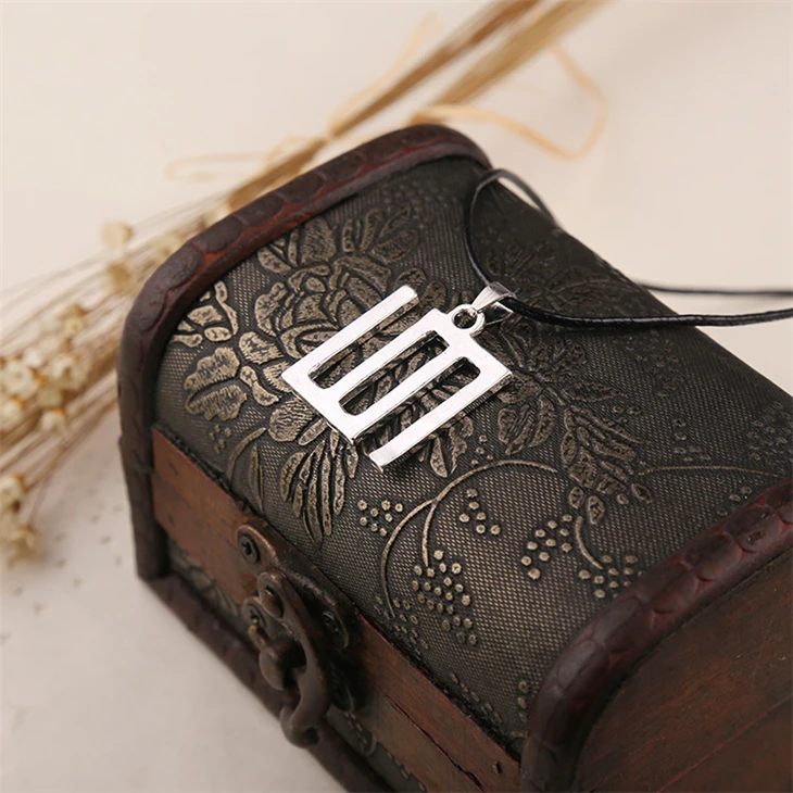 Цепочка для мужчин и женщин ожерелье с кулоном в виде триады Jared Leto символ